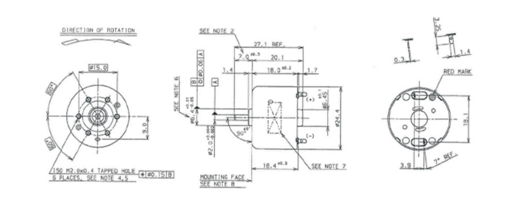 OT-RF-310TA有刷电机_剪(jian)枝机(ji)马达_电动手锯电机_喷雾器电机(ji)-万至达电机