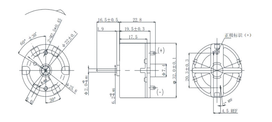 OT-RF-500-TB-21220有刷电机_电动园艺剪刀电机_园艺手锯电机(ji)_剪枝机马达-万至达电机