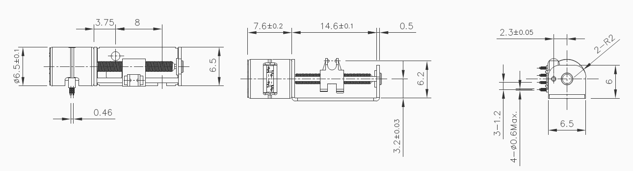 OT-SM065L-001步(bu)进电机_3D打印机步进电机(ji)_蓝光光盘电机_微型电机-万至达(da)电机(ji)
