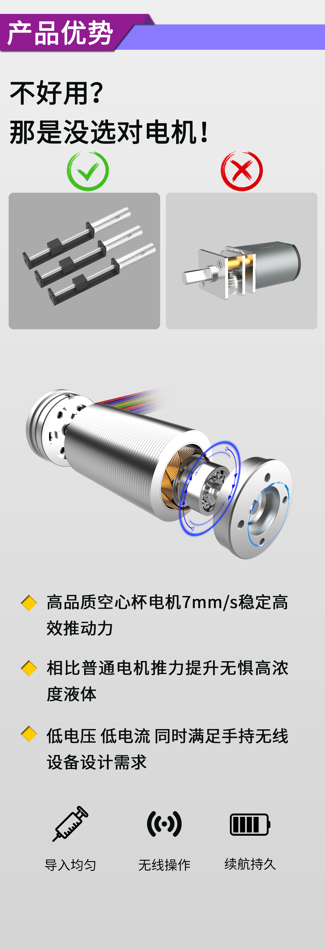 水光针注射仪电机_水光导入仪手柄(bing)推(tui)进电机解决方(fang)案-万至(zhi)达电机(ji)